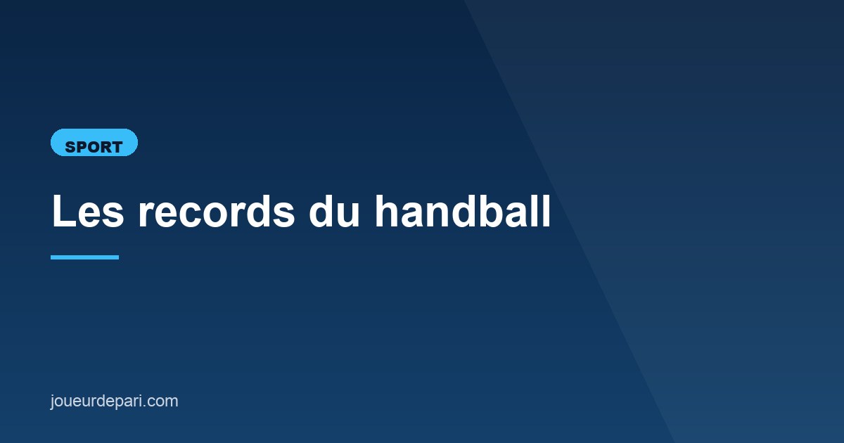 Illustration de l'article consacré aux records du handball